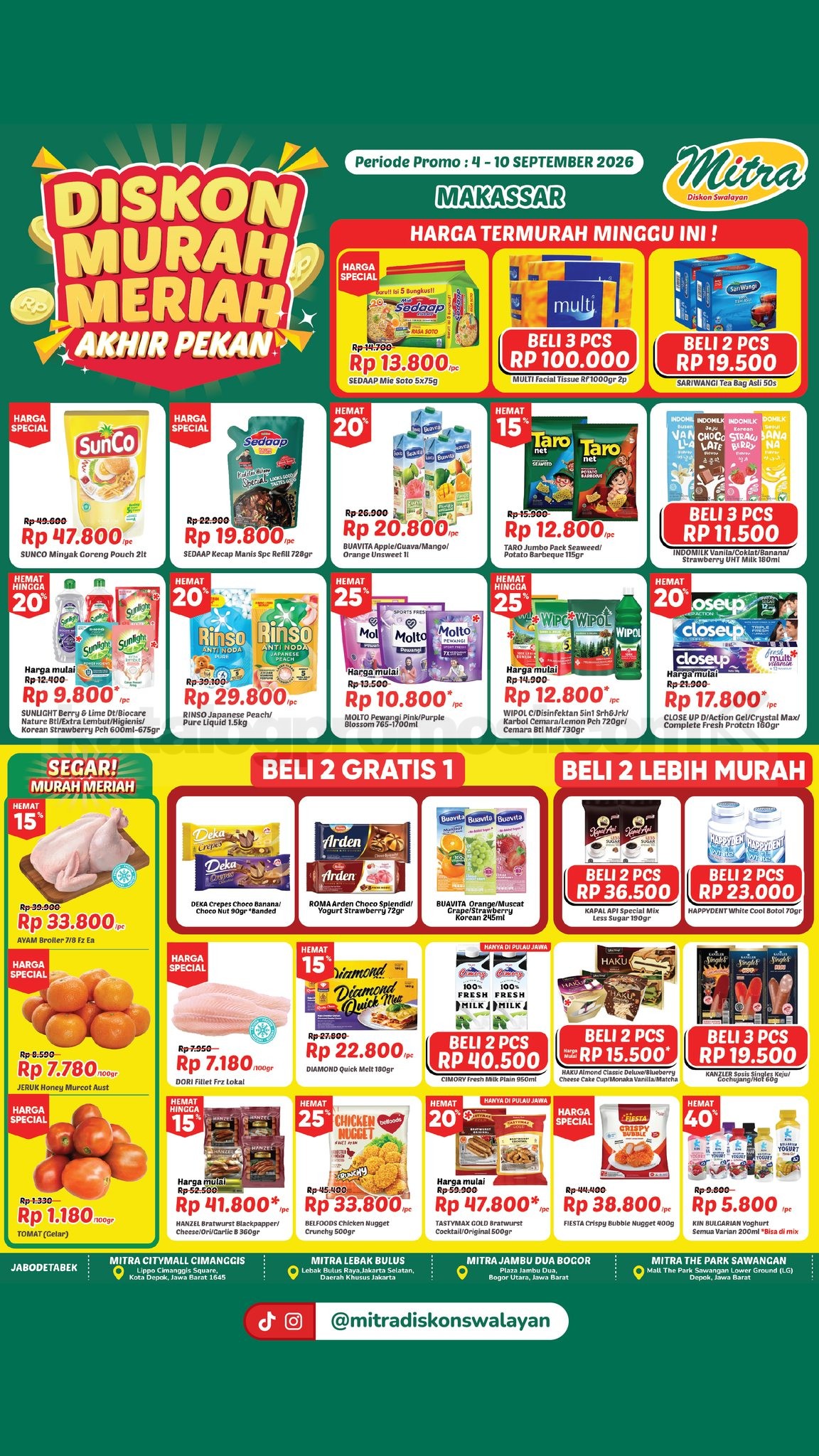 Promo JSM Mitra Diskon Swalayan Akhir Pekan 04-10 September 2026