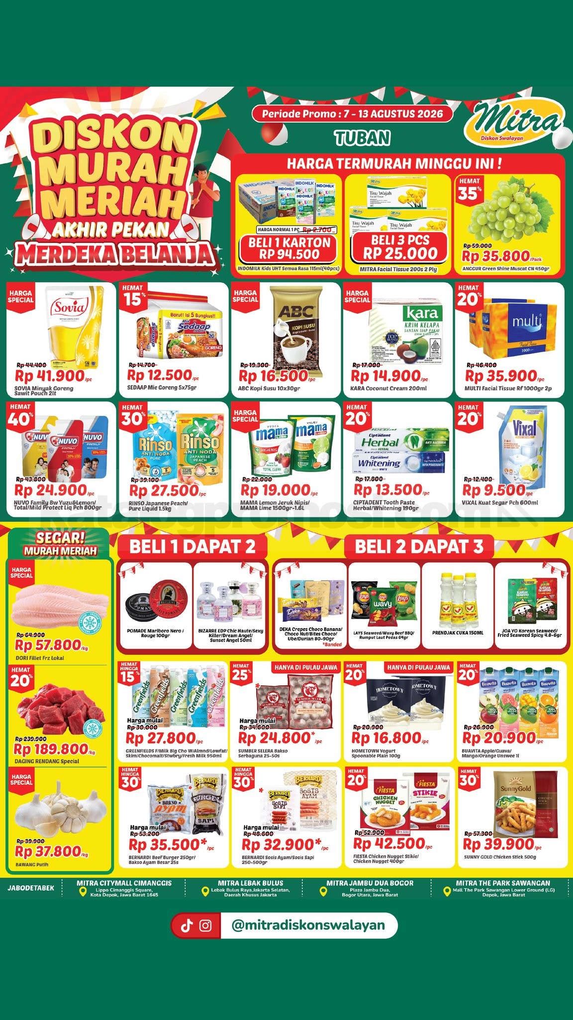 Promo JSM Mitra Diskon Swalayan Akhir Pekan 07-13 Agustus 2026