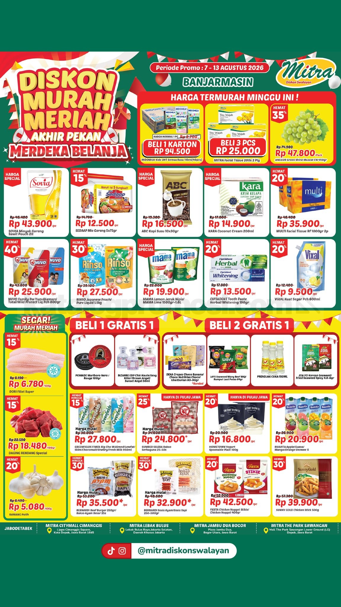 Promo JSM Mitra Diskon Swalayan Akhir Pekan 07-13 Agustus 2026
