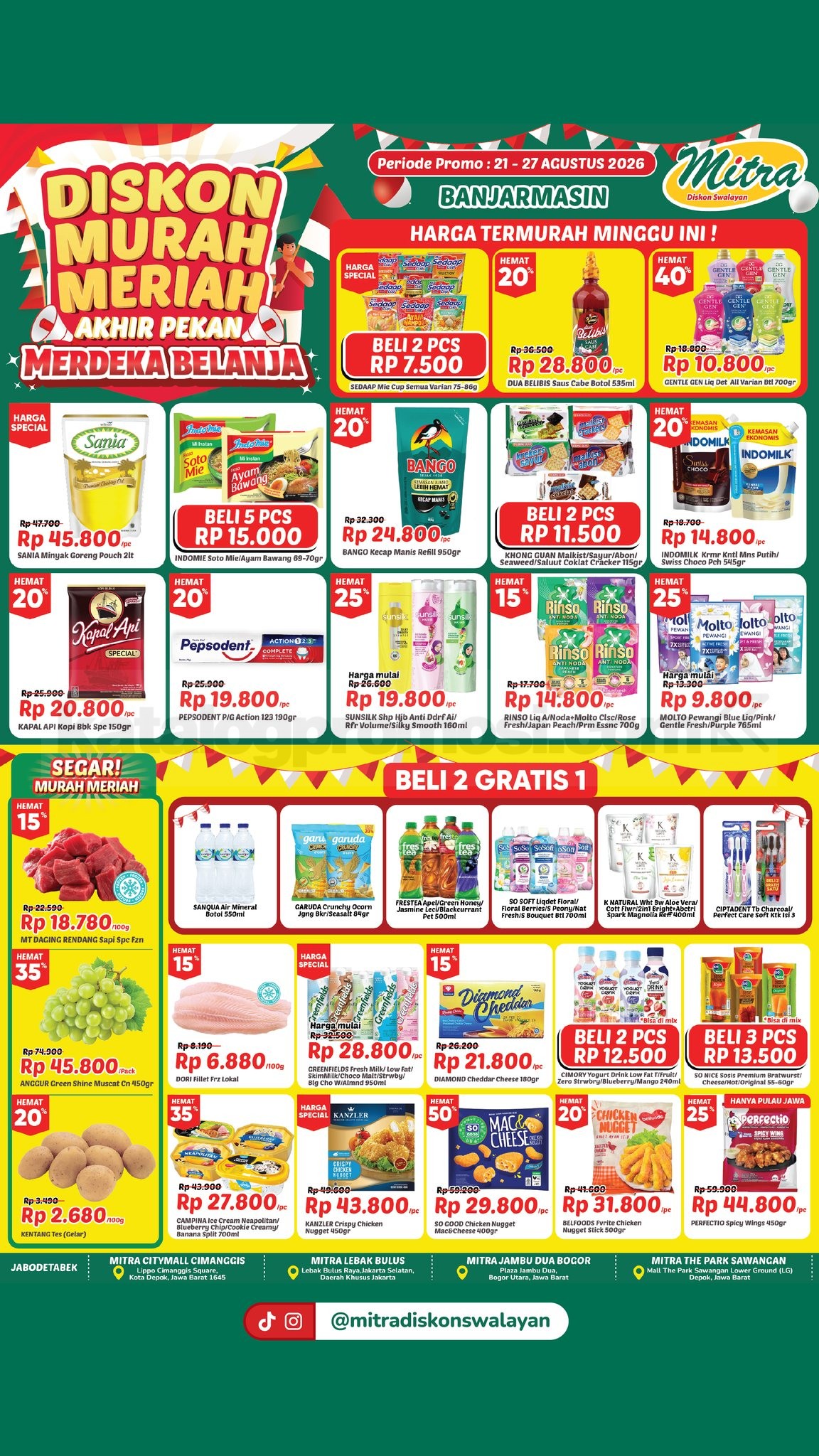 Promo JSM Mitra Diskon Swalayan Akhir Pekan 21-27 Agustus 2026