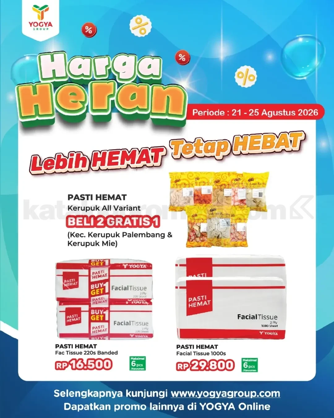 Promo JSM TOSERBA YOGYA HARGA HERAN 21-25 Agustus 2026