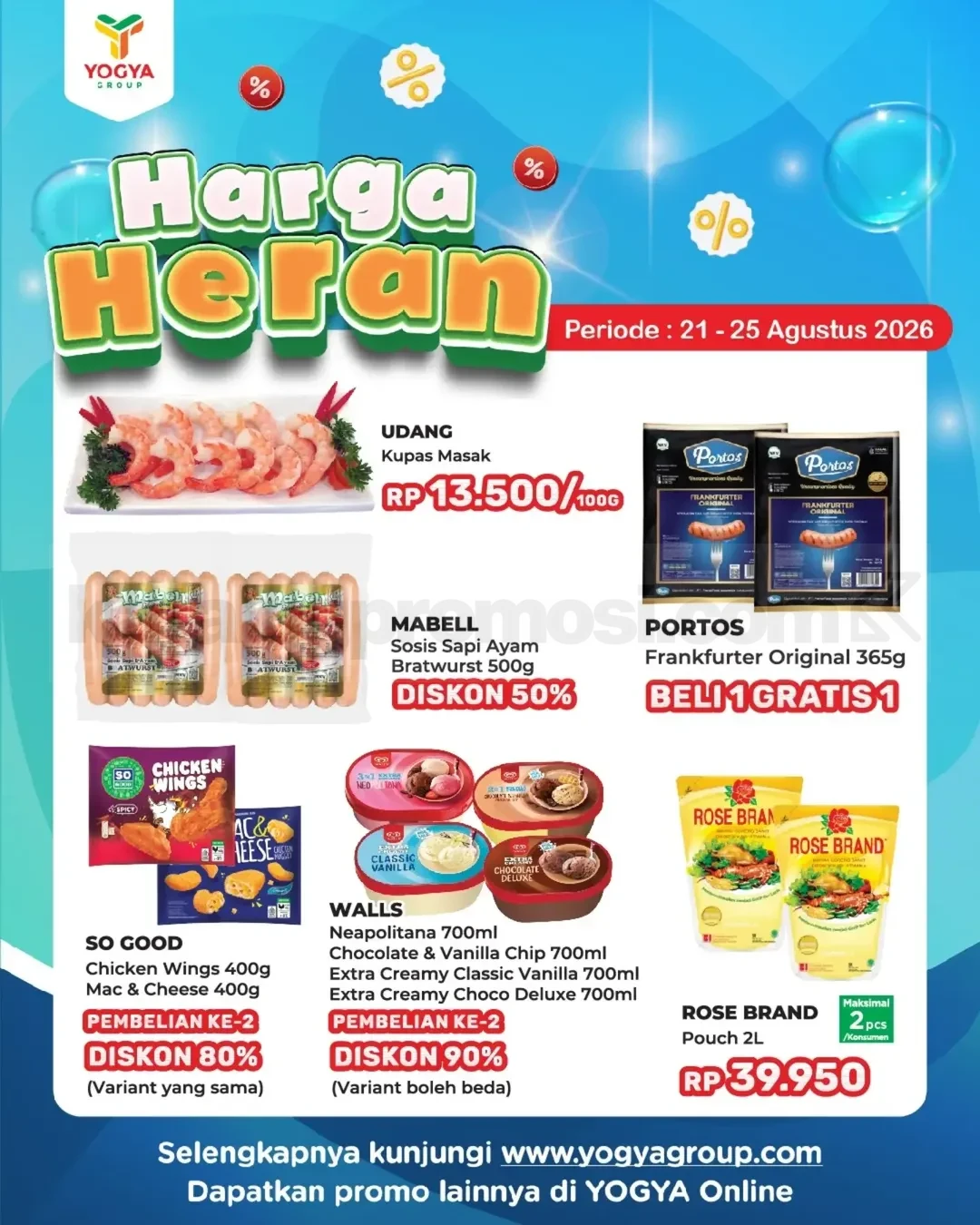 Promo JSM TOSERBA YOGYA HARGA HERAN 21-25 Agustus 2026