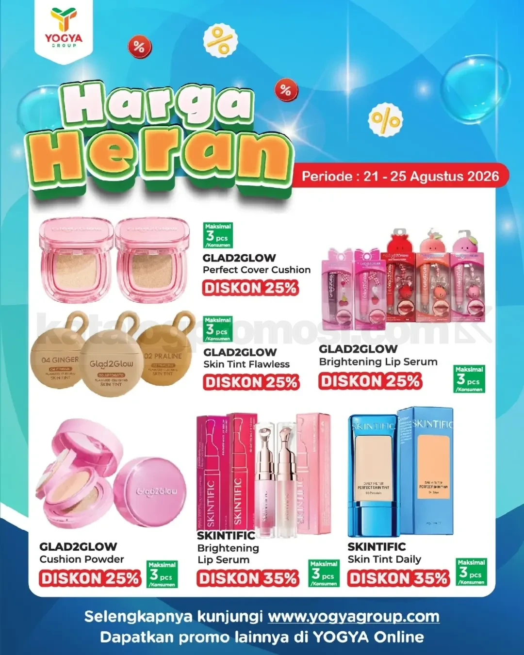 Promo JSM TOSERBA YOGYA HARGA HERAN 21-25 Agustus 2026