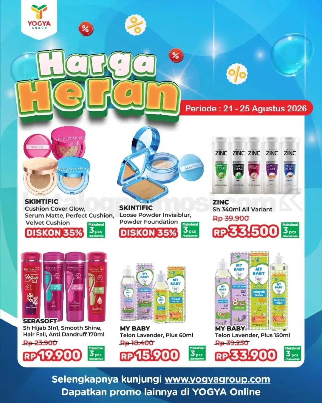 Promo JSM TOSERBA YOGYA HARGA HERAN 21-25 Agustus 2026