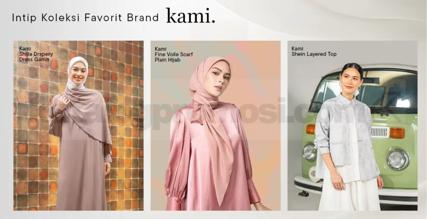 Promo Kami. Modest in Style Diskon hingga 50% Promo Kami. Modest in Style Diskon hingga 50% 1
