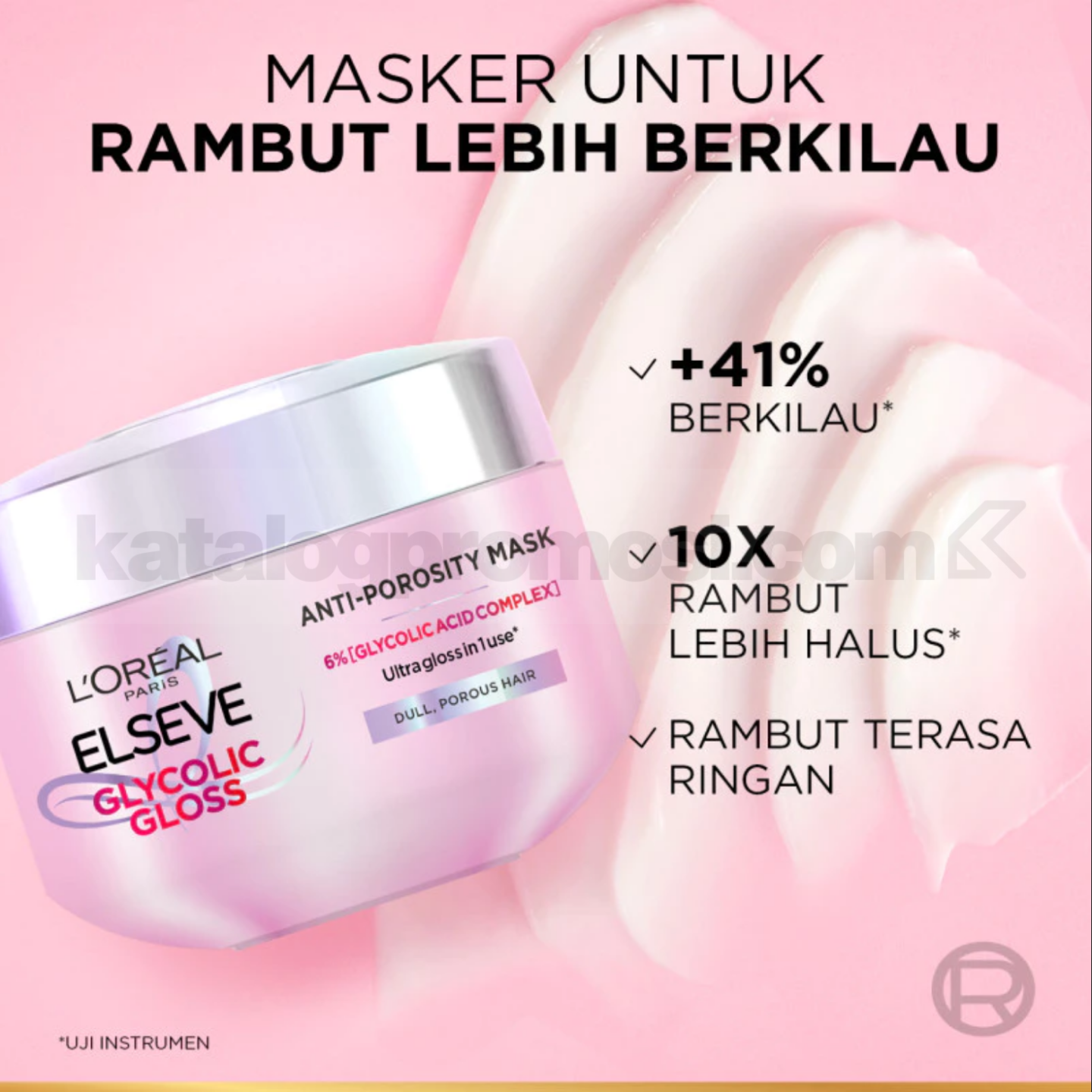 Promo L'Oreal Paris Elseve Glycolic Gloss Mask Rp84.000 Promo L'Oreal Paris Elseve Glycolic Gloss Mask Rp84.000 1
