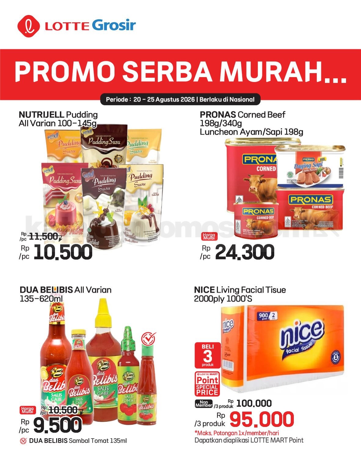 Promo LOTTE GROSIR HITS AKHIR PEKAN 20-25 Agustus 2026