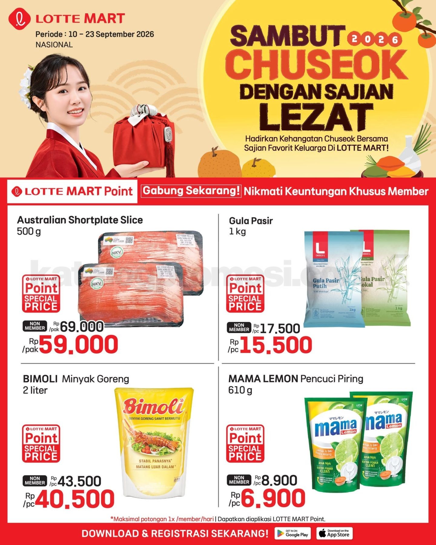 Promo LOTTE MART Katalog Belanja 10-23 September 2026 Promo LOTTE MART Katalog Belanja 10-23 September 2026 1