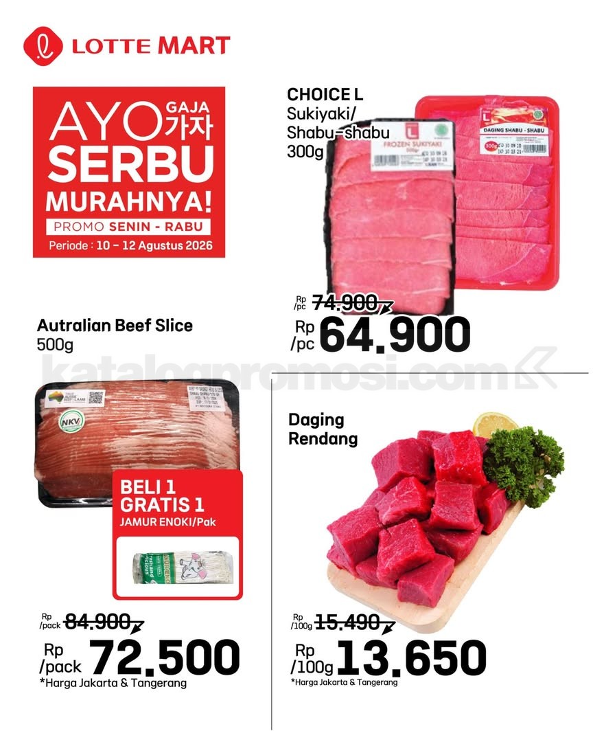 Promo LOTTEMART WEEKDAY SERBU 10-12 Agustus 2026