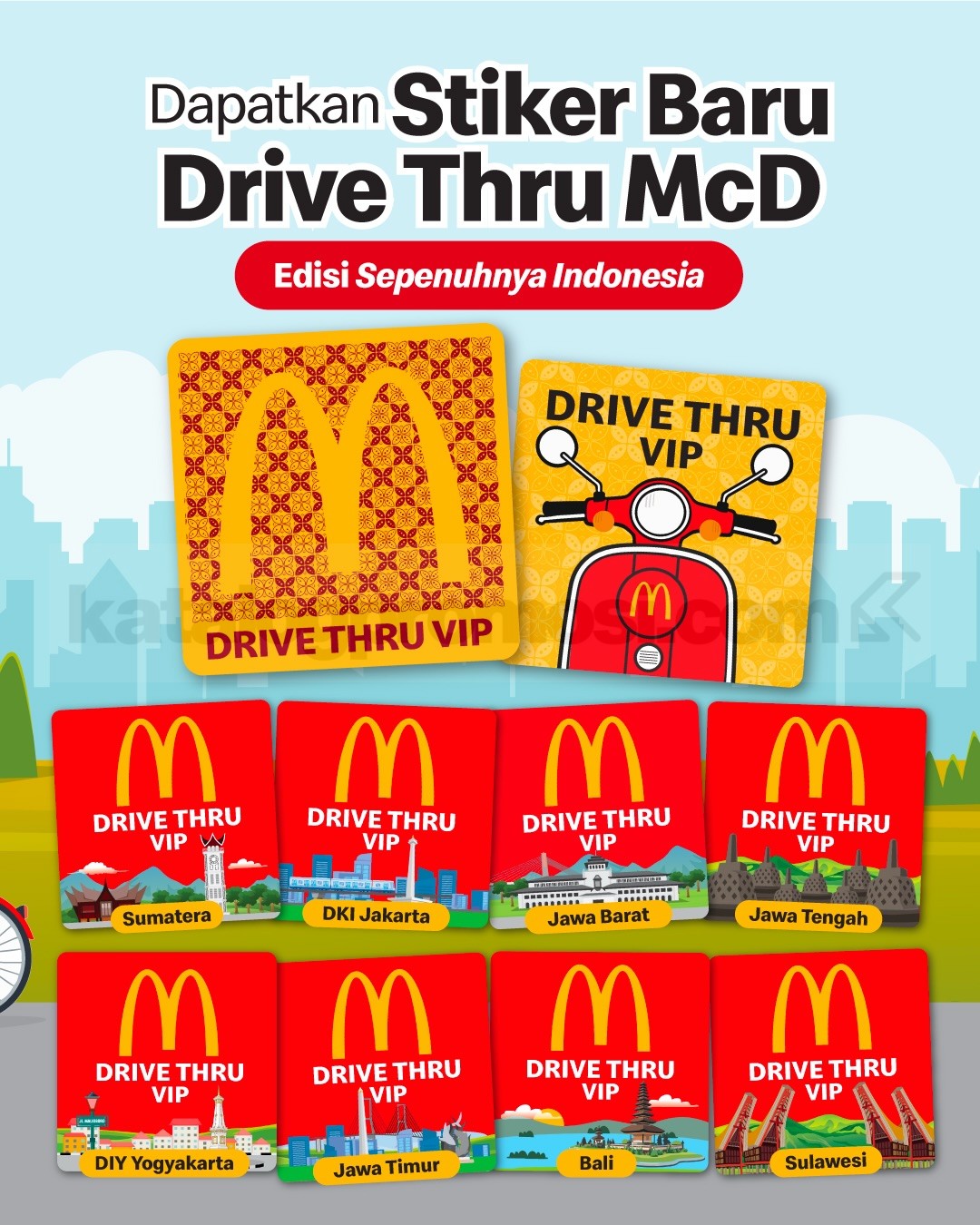 Promo McDonalds 8.8 National Drive Thru Day Promo McDonalds 8.8 National Drive Thru Day 1