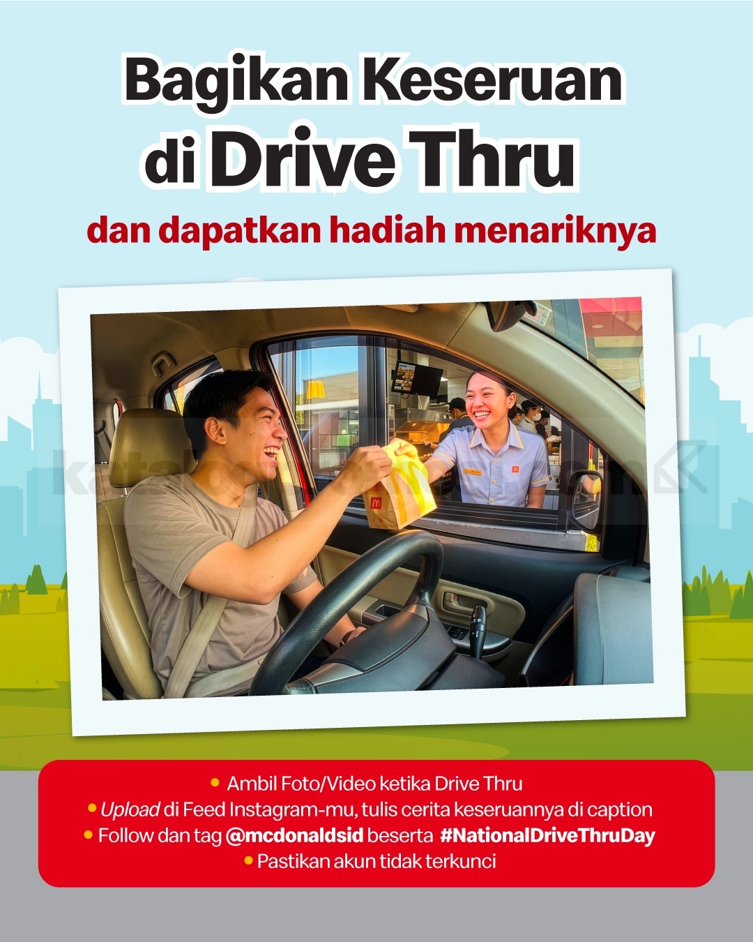 Promo McDonalds 8.8 National Drive Thru Day Promo McDonalds 8.8 National Drive Thru Day 5