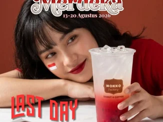 Promo Mokko Factory Combo Merdeka Rp. 81.000 dengan pilihan paket donut dan minuman