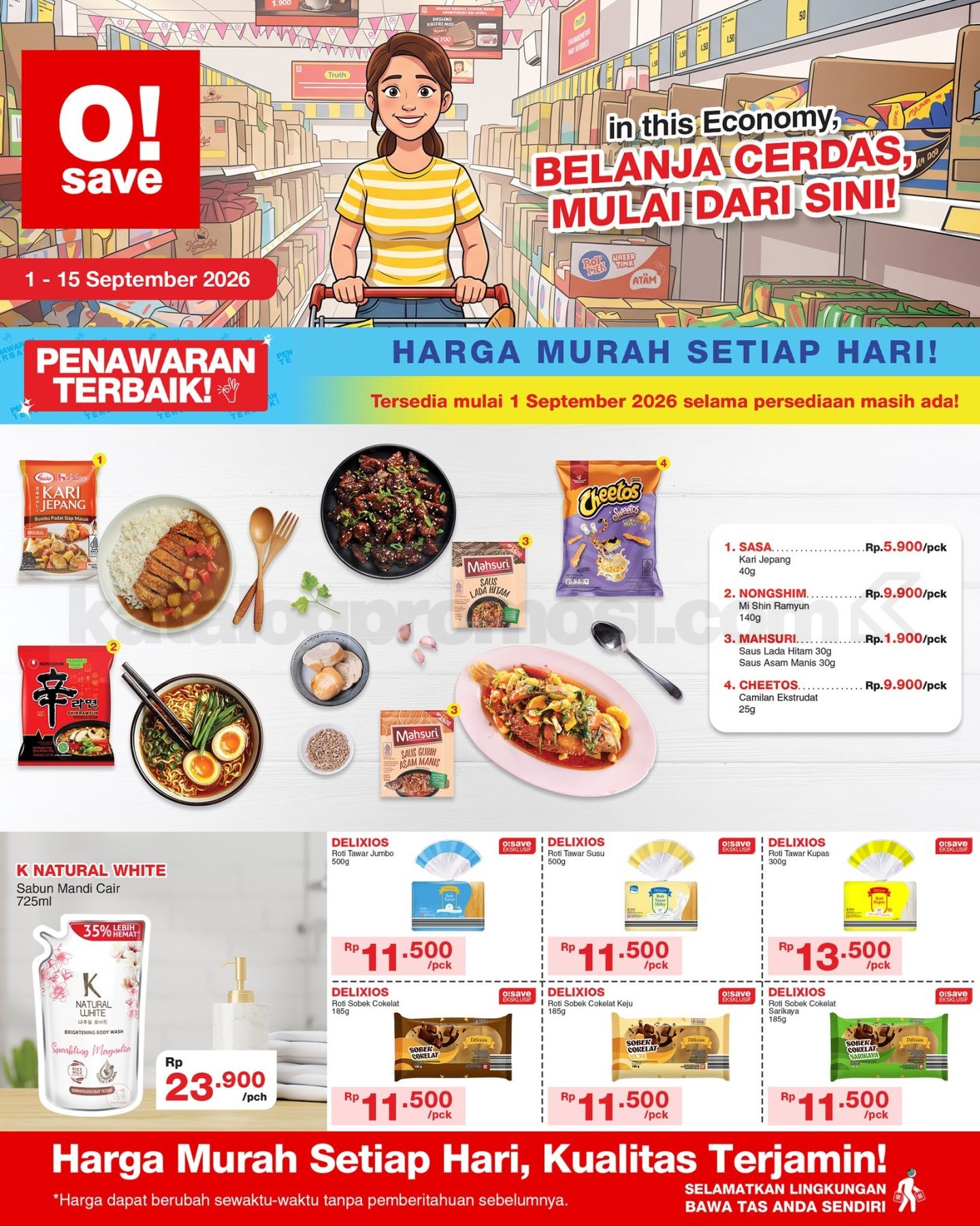 Promo O!Save Katalog Belanja Eksklusif Belanja Hemat 01-15 September 2026 Promo O!Save Katalog Belanja Eksklusif Belanja Hemat 01-15 September 2026