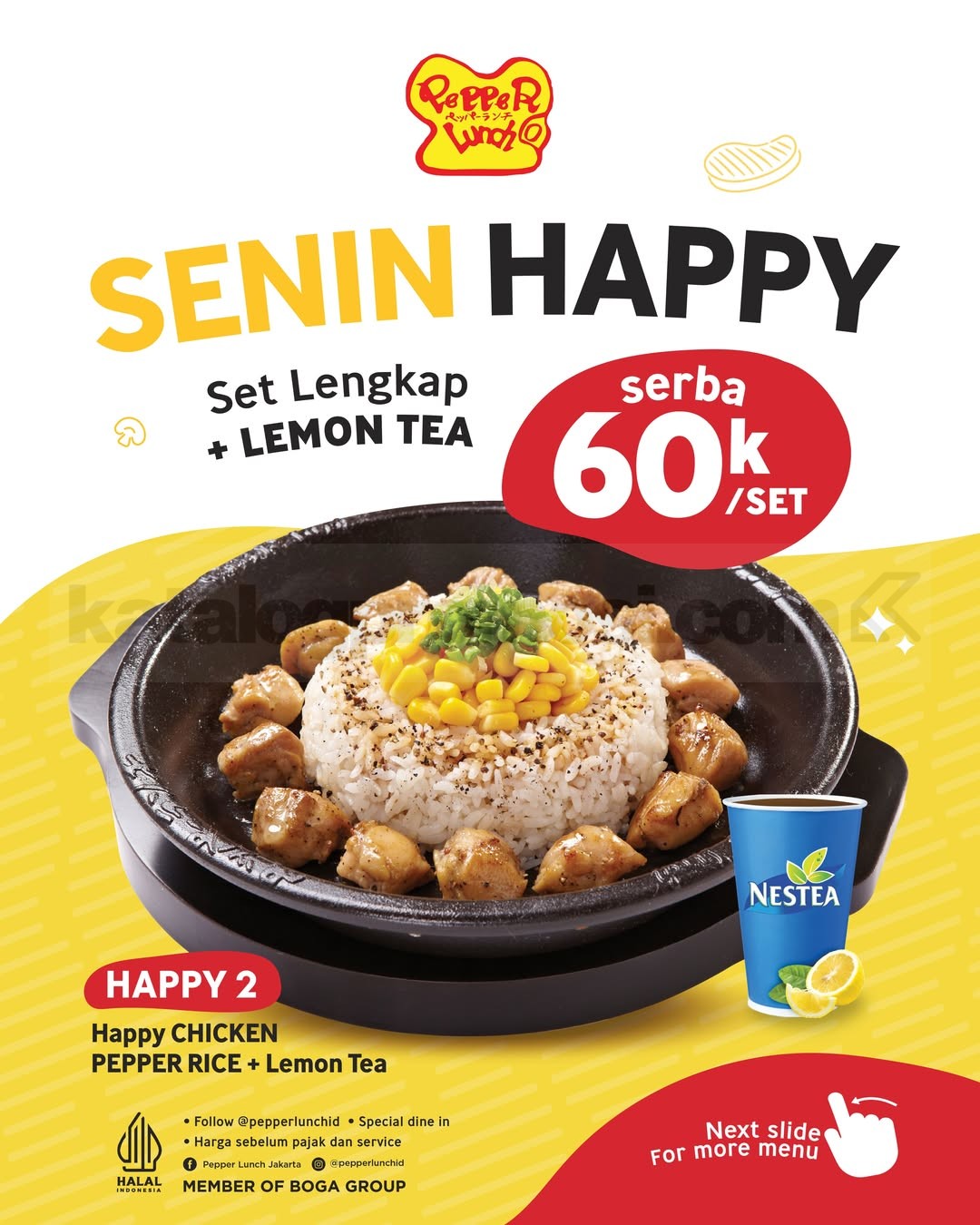 Promo Pepper Lunch Senin Happy Set Menu Rp60.000 Promo Pepper Lunch Senin Happy Set Menu Rp60.000 1