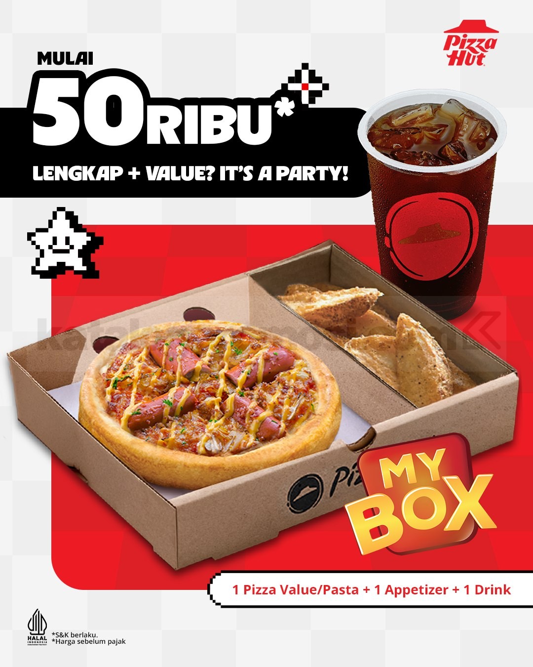 Promo Pizza Hut My Box Mulai Rp50.000