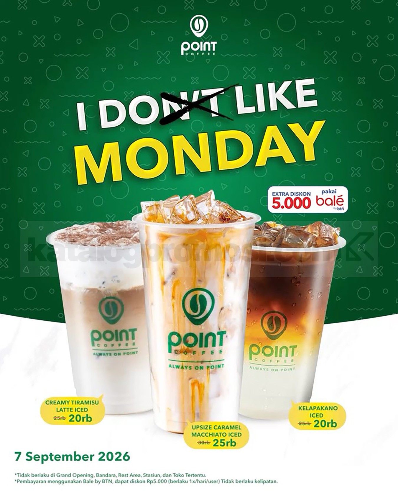 Promo POINT COFFEE I LIKE MONDAY Harga Spesial untuk Minuman Pilihan Promo POINT COFFEE I LIKE MONDAY Harga Spesial untuk Minuman Pilihan