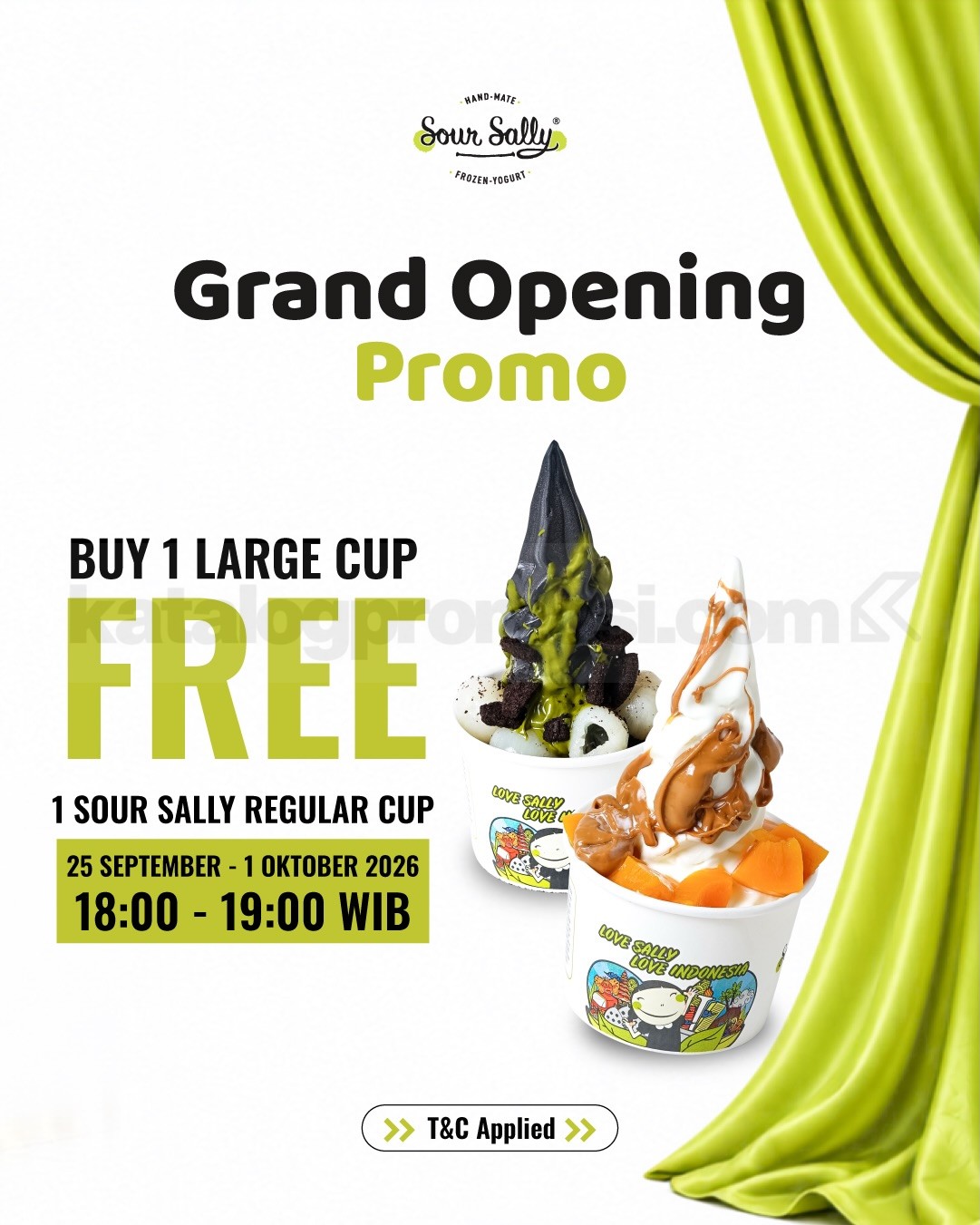 Promo Sour Sally Grand Opening Beli 1 Gratis 1 Promo Sour Sally Grand Opening Beli 1 Gratis 1 1