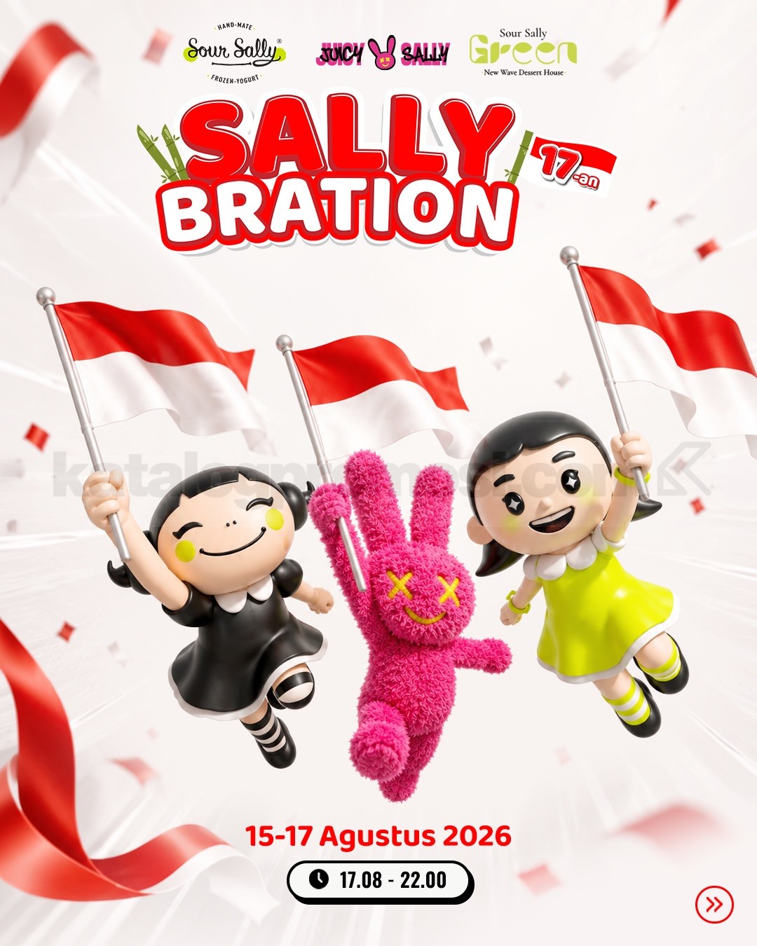 Promo Sour Sally SallyBration Diskon hingga Rp. 45.000 Promo Sour Sally SallyBration Diskon hingga Rp. 45.000 dengan berbagai pilihan menu spesial