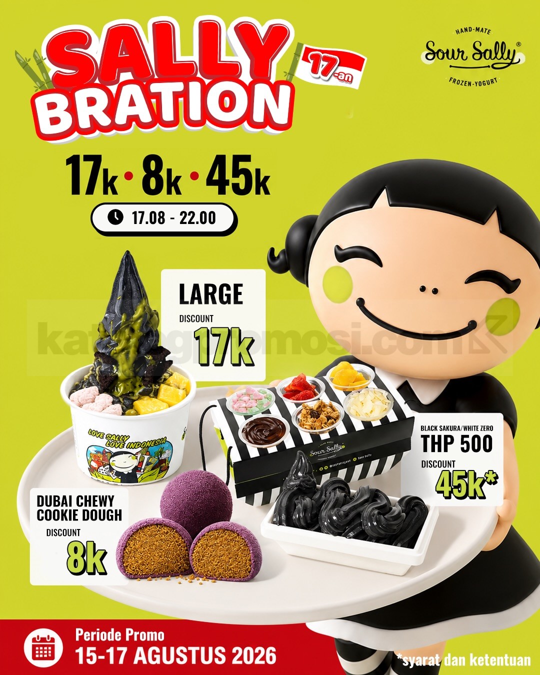 Promo Sour Sally SallyBration Diskon hingga Rp. 45.000 Promo Sour Sally SallyBration Diskon hingga Rp. 45.000 1