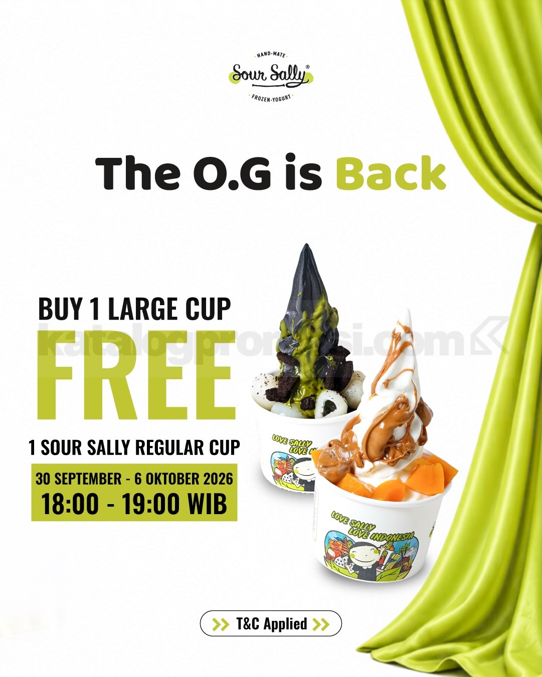 Promo Sour Sally Special Comeback Beli 1 Gratis 1 Promo Sour Sally Special Comeback Beli 1 Gratis 1 di Mall Of Indonesia