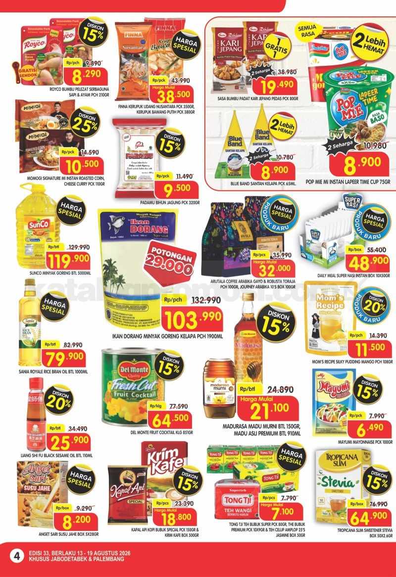 Promo Superindo Katalog 13-19 Agustus 2026