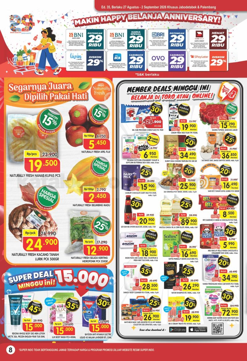 Promo Superindo Katalog 27 Agustus - 02 September 2026