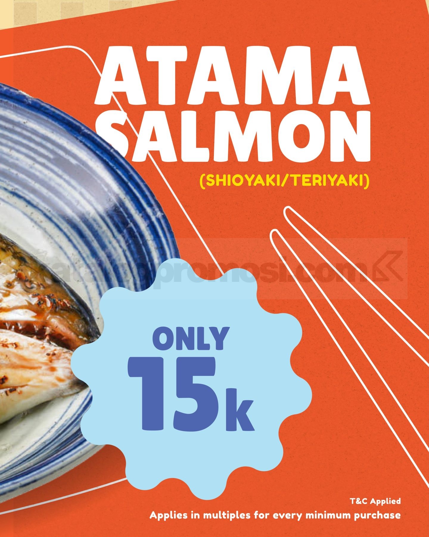 Promo Sushi Go Atama Salmon Mulai Rp. 15.000
