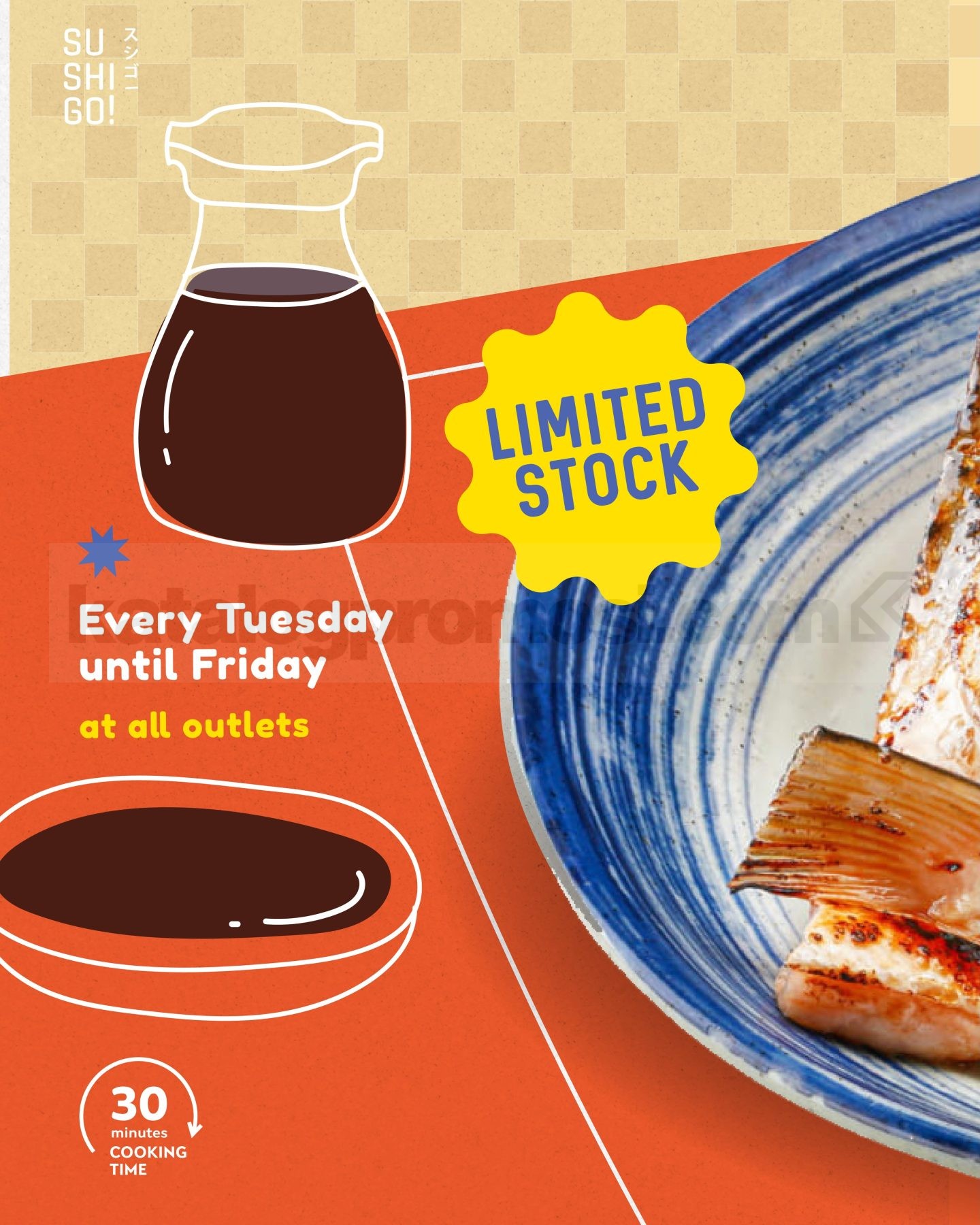 Promo Sushi Go Atama Salmon Mulai Rp. 15.000