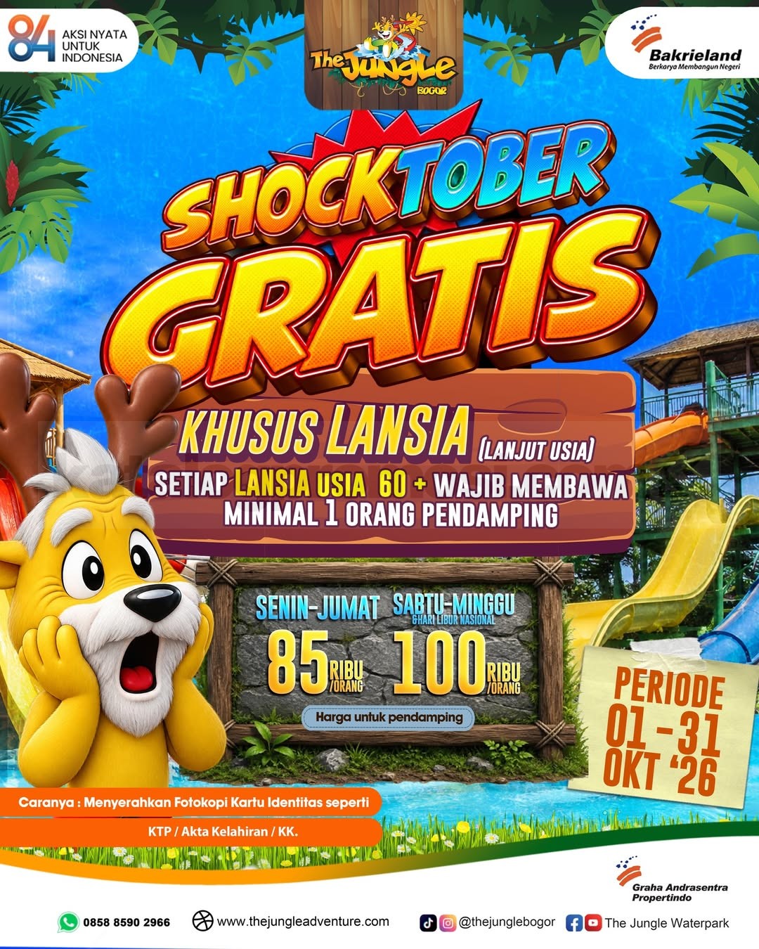 Promo The Jungle Birthday Treats Gratis Tiket Masuk Promo The Jungle Birthday Treats Gratis Tiket Masuk 1