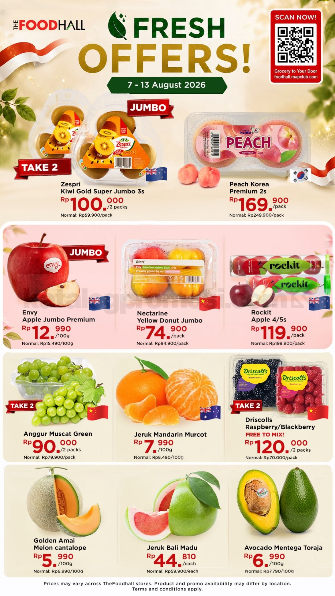 Promo THEFOODHALL JSM - WEEKLY DEALS 07-13 Agustus 2026