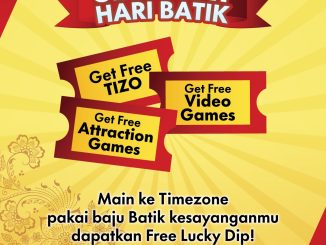 Promo Timezone Hari Batik Nasional Free Lucky Dip dengan transaksi minimal Rp200.000