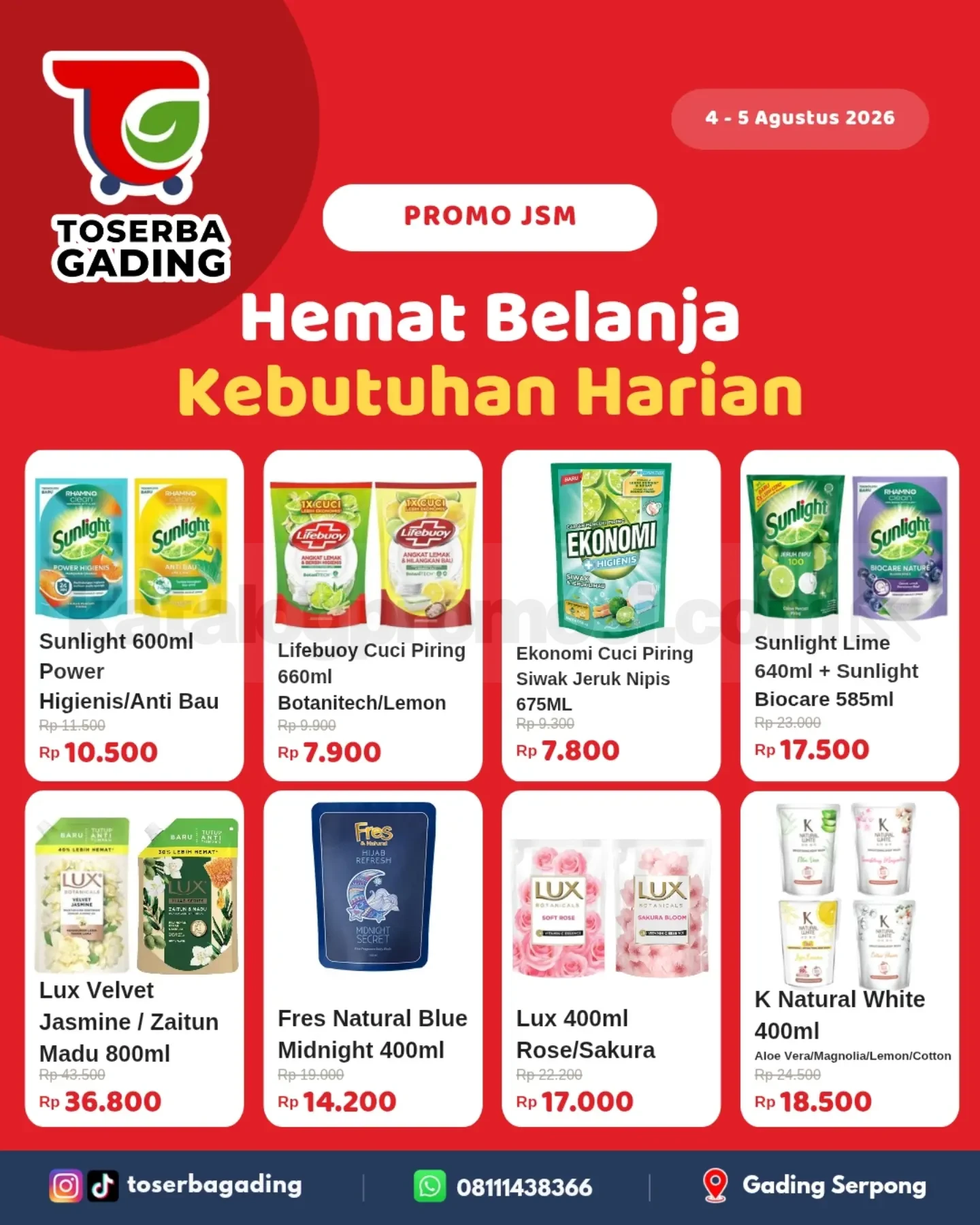 Promo Toserba Gading Weekend Hemat 04-06 September 2026 Promo Toserba Gading Weekend Hemat 04-06 September 2026 2