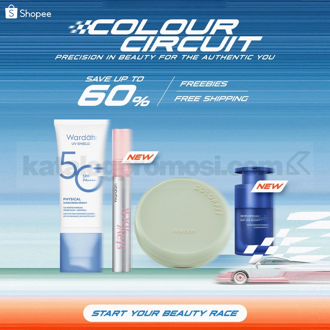 Promo Wardah Colour Circuit Diskon hingga 60% Promo Wardah Colour Circuit diskon hingga 60% di Wardah Official Shop Shopee