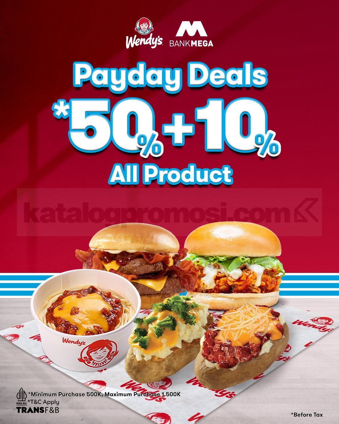 Promo Wendy's Bank Mega Payday Deals Diskon Spesial Promo Wendy's Bank Mega Payday Deals Diskon Spesial 1