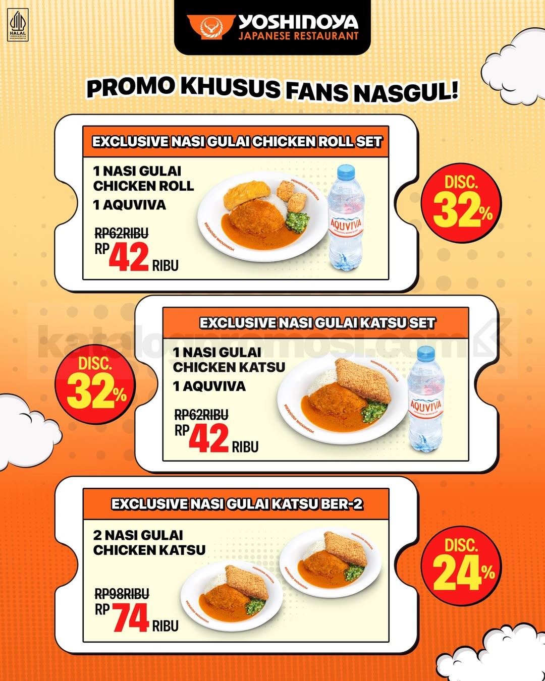 Promo Yoshinoya QPON Menu Favorit Mulai Rp35.000 Promo Yoshinoya QPON Menu Favorit Mulai Rp35.000 1