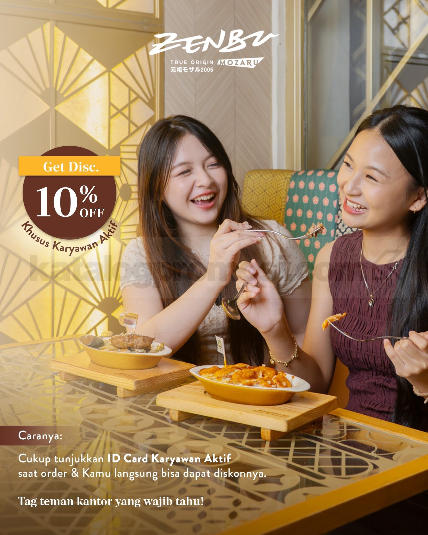 Promo Zenbu Diskon 10% Khusus Karyawan Aktif Promo Zenbu Diskon 10% Khusus Karyawan Aktif 1