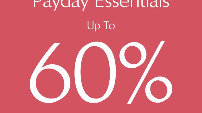 Promo Sappun Payday diskon hingga 60% dan extra 20% OFF untuk pasangan favorit pilihan