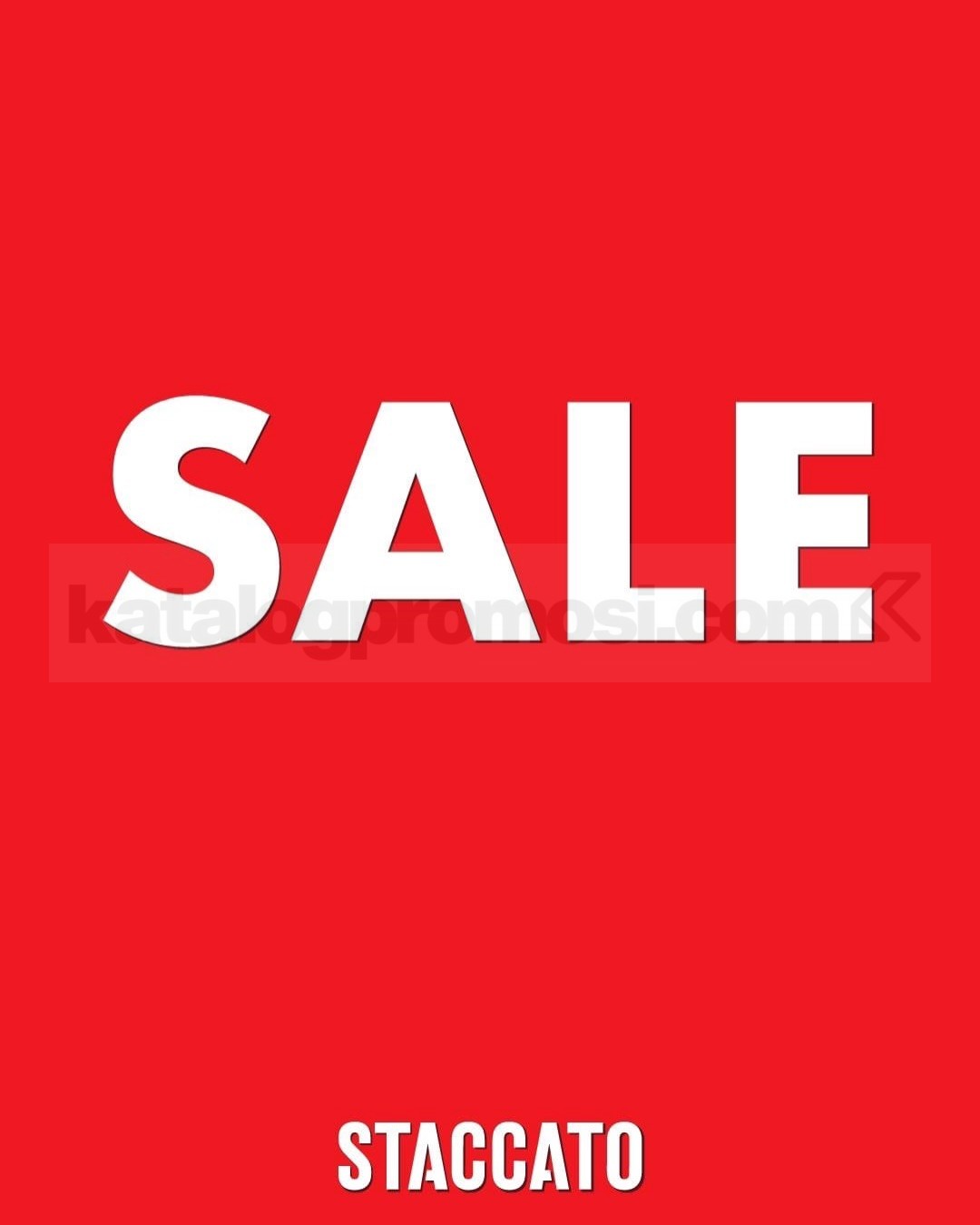 Promo STACCATO September ceria Diskon hingga 30% Promo STACCATO September ceria Diskon hingga 30% untuk footwear dan handbags