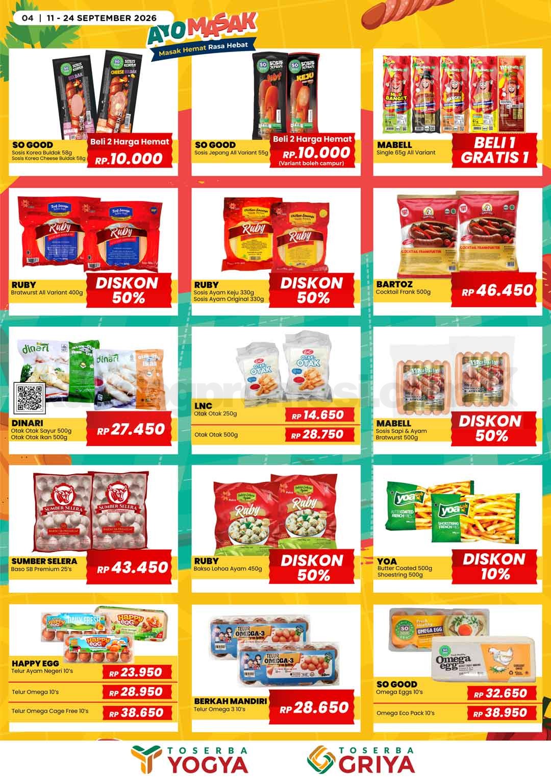 Katalog Promo Toserba Yogya Promo SERBA HEMAT 11-24 September 2026 Katalog Promo Toserba Yogya Promo SERBA HEMAT 11-24 September 2026 3