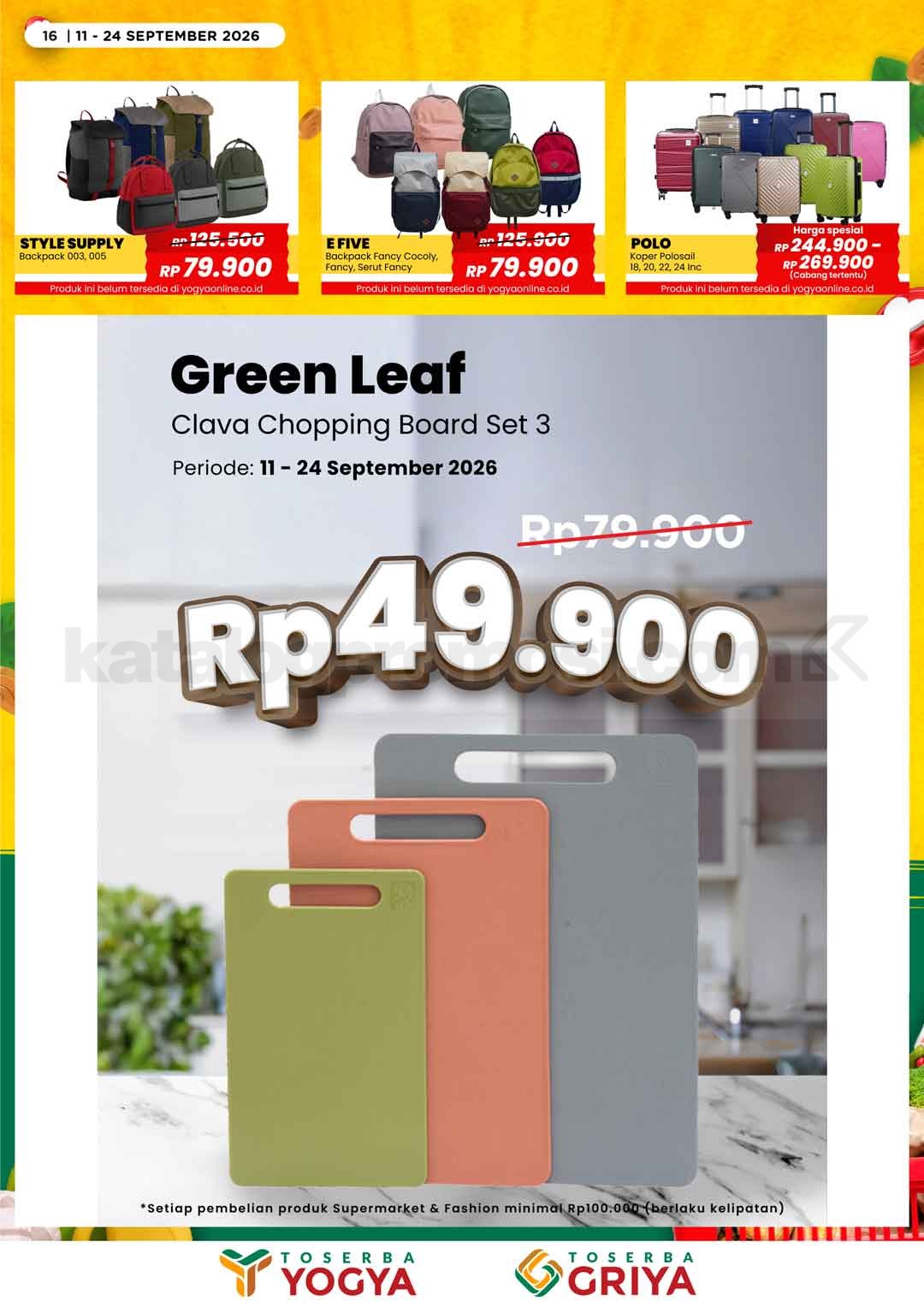 Katalog Promo Toserba Yogya Promo SERBA HEMAT 11-24 September 2026 Katalog Promo Toserba Yogya Promo SERBA HEMAT 11-24 September 2026 15