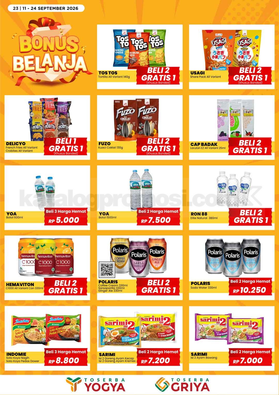 Katalog Promo Toserba Yogya Promo SERBA HEMAT 11-24 September 2026 Katalog Promo Toserba Yogya Promo SERBA HEMAT 11-24 September 2026 22
