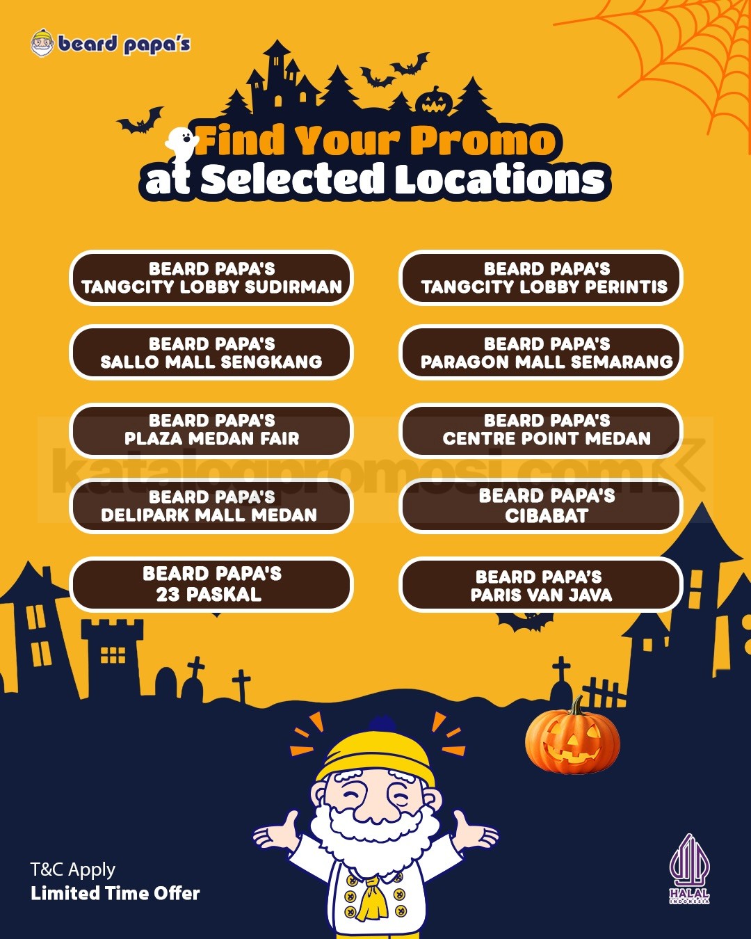 Promo Beard Papa’s October Special Buy 3 Get 1 Free