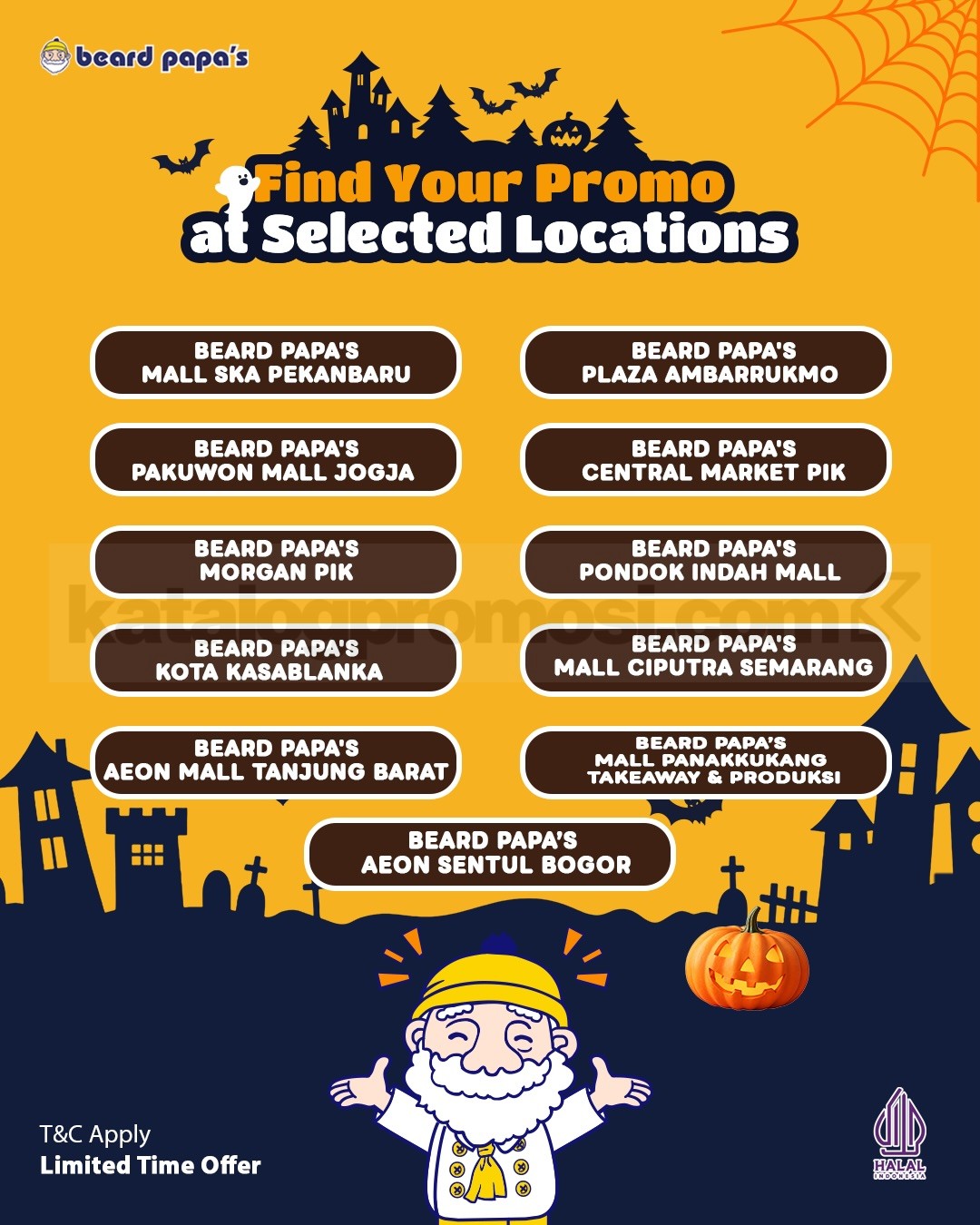 Promo Beard Papa’s October Special Buy 3 Get 1 Free