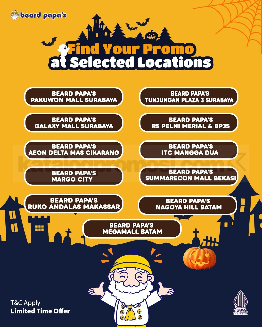 Promo Beard Papa’s October Special Buy 3 Get 1 Free