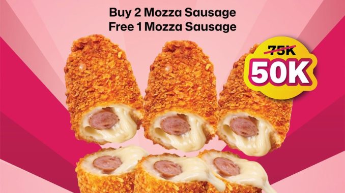 Promo Crunchmate Buy 2 Get 1 Free Korean Snack Mozza Sausage beli 2 gratis 1