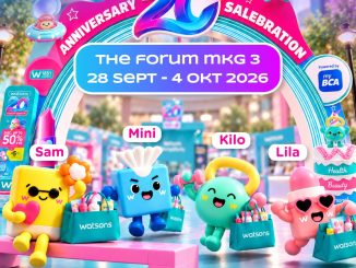 Watsons 20th Anniversary Salebration di MKG 3 dengan diskon hingga 60% dan aktivitas untuk member