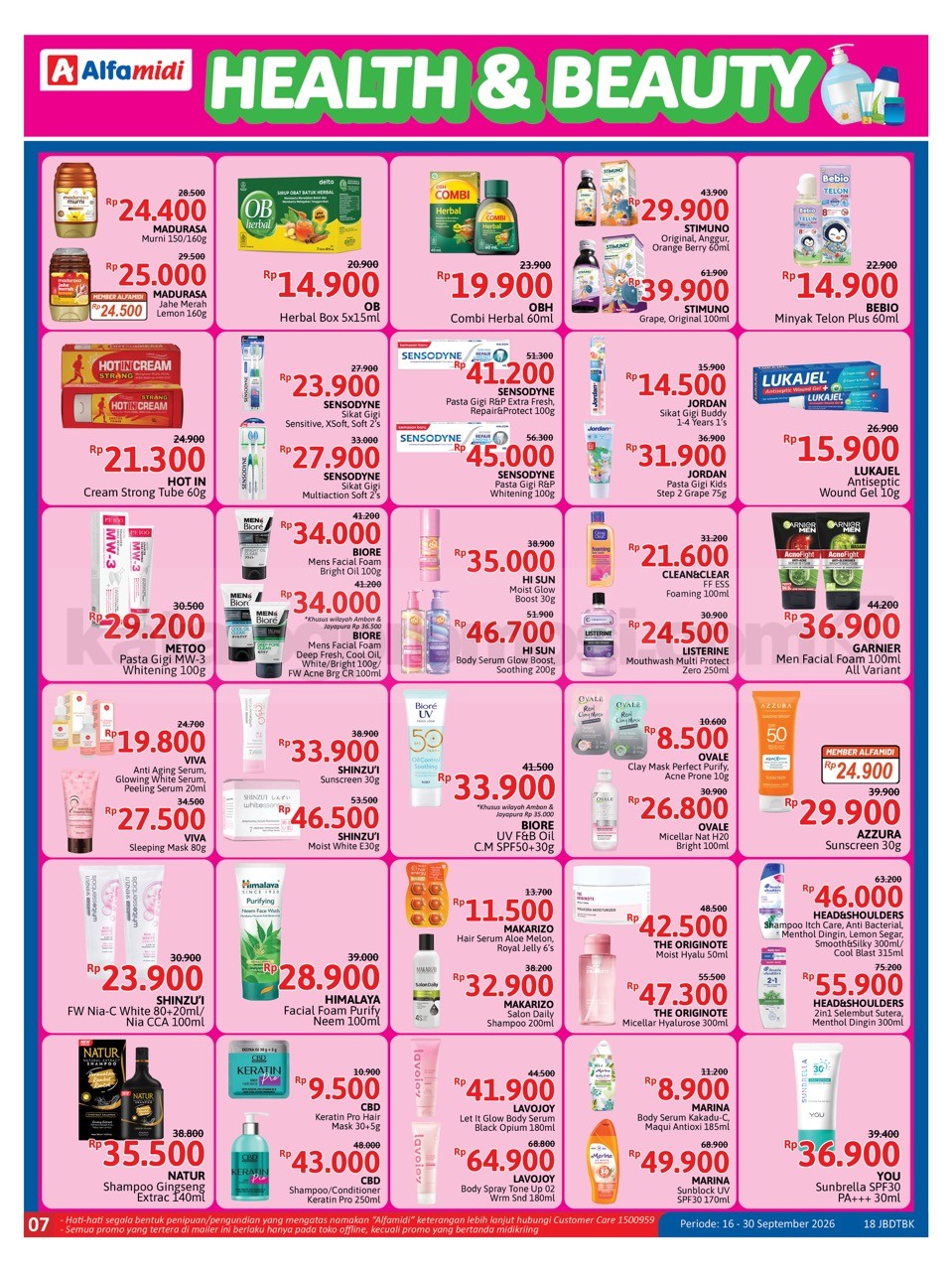 KATALOG PROMO ALFAMIDI TERBARU 16-30 September 2026