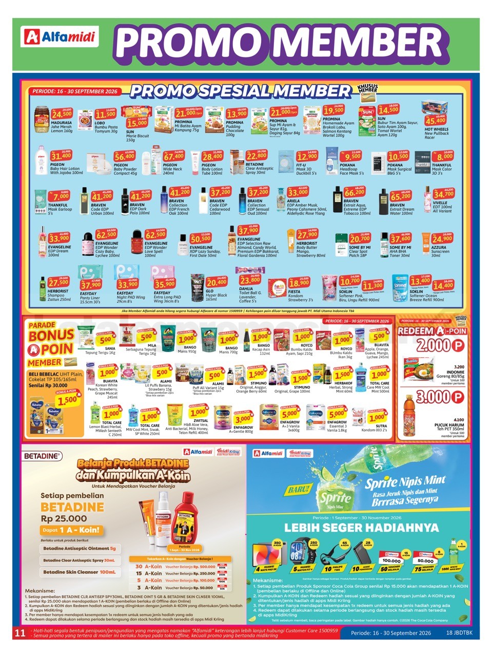 KATALOG PROMO ALFAMIDI TERBARU 16-30 September 2026