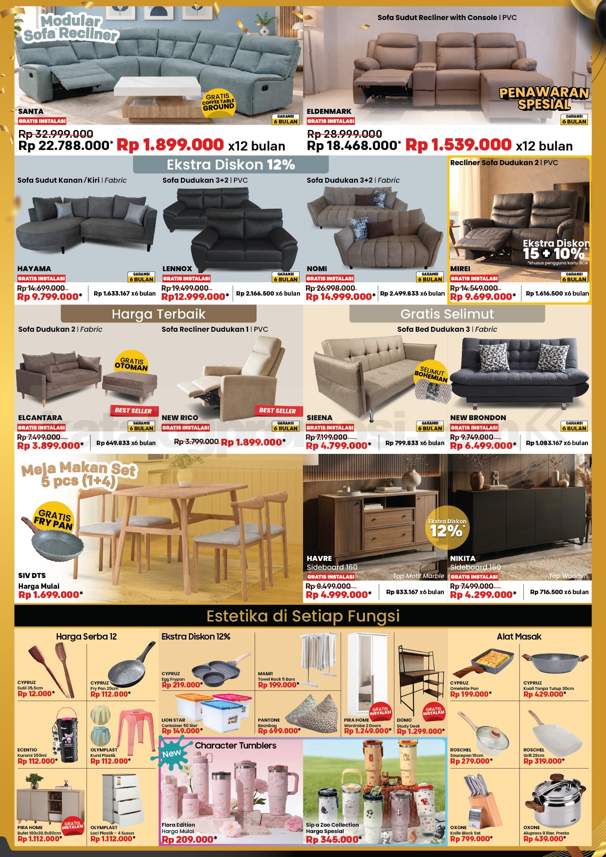 Katalog Promo COURTS 12th Anniversary 01-31 Oktober 2026