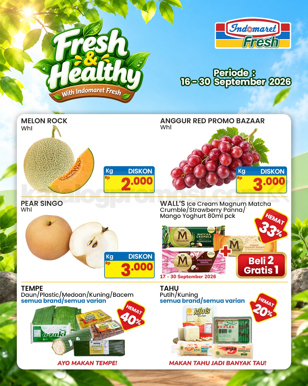KATALOG PROMO INDOMARET FRESH 16-30 September 2026 KATALOG PROMO INDOMARET FRESH 16-30 September 2026 2